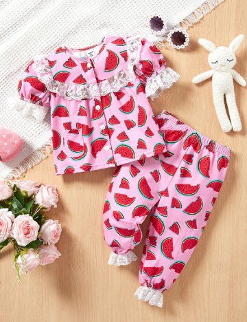 Compleu Shein Kids, roz