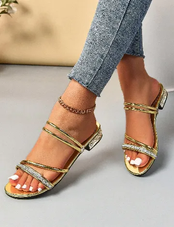 Sandale SHEIN, auriu