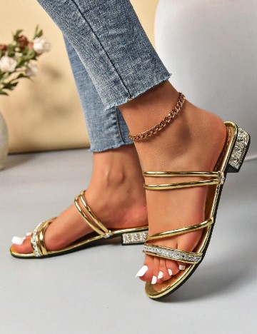 Sandale SHEIN, auriu