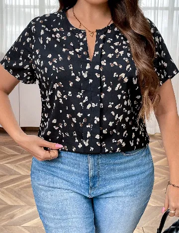 Bluza SHEIN CURVE, negru