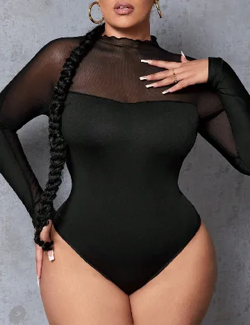 Body SHEIN CURVE, negru