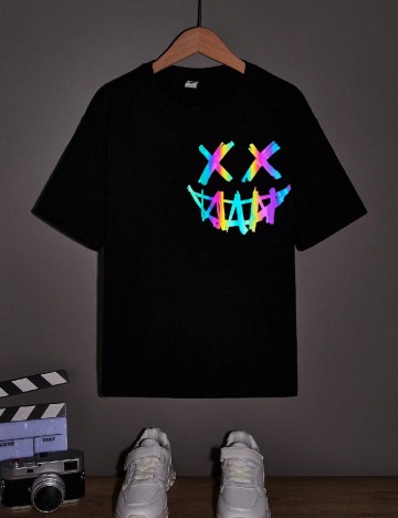 Tricou Shein Kids, negru