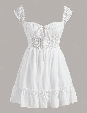 Rochie scurta SHEIN, alb