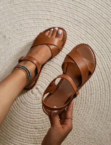 Sandale SHEIN, maro