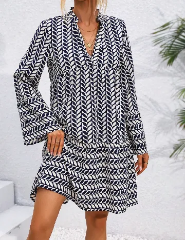 Rochie scurta SHEIN, bleumarin inchis