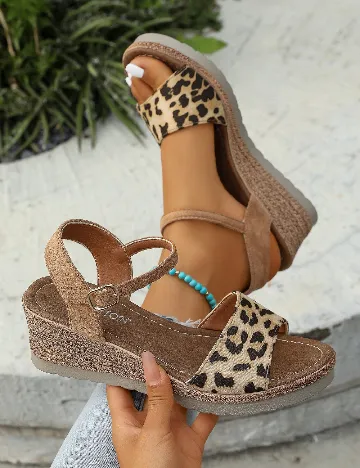 Sandale SHEIN, animal print