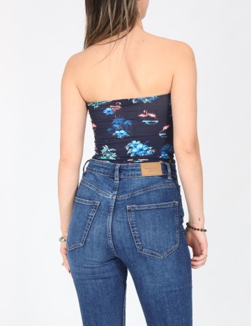 Body Bershka, albastru