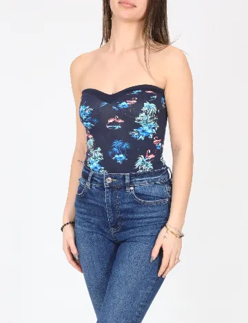 Body Bershka, albastru