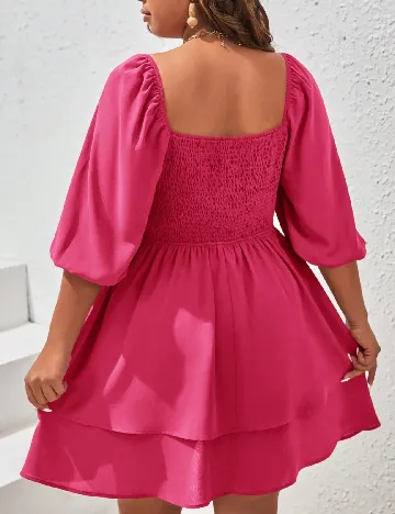 Rochie scurta SHEIN CURVE, roz