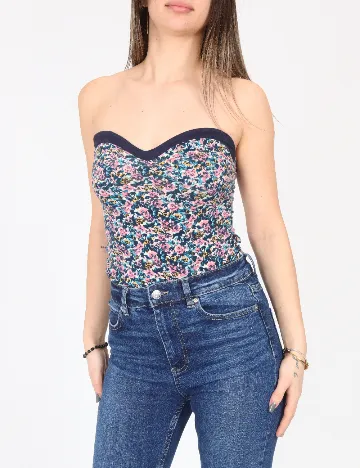 Body Bershka, albastru