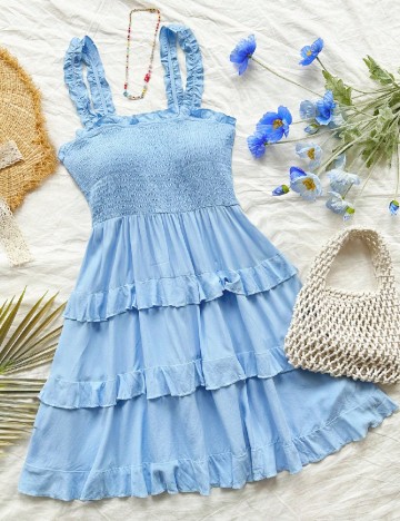 Rochie scurta SHEIN, albastru