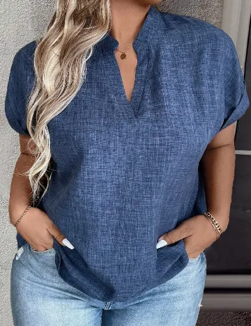 Bluza SHEIN CURVE, bleumarin