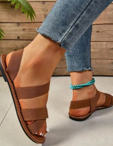 Sandale SHEIN, maro