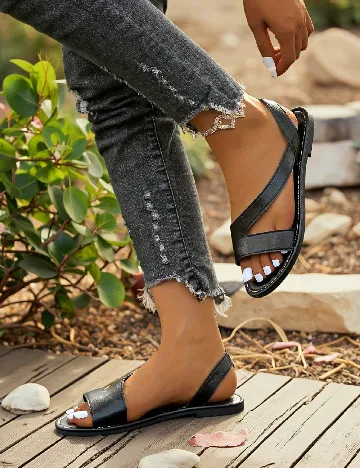 Sandale SHEIN, negru