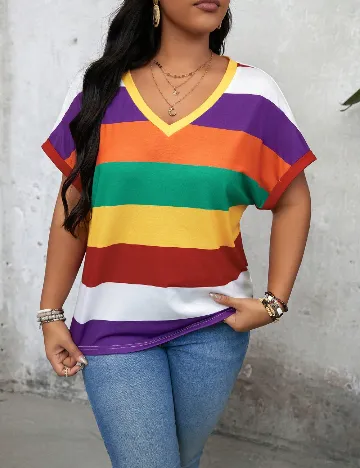 Bluza SHEIN CURVE, mix culori