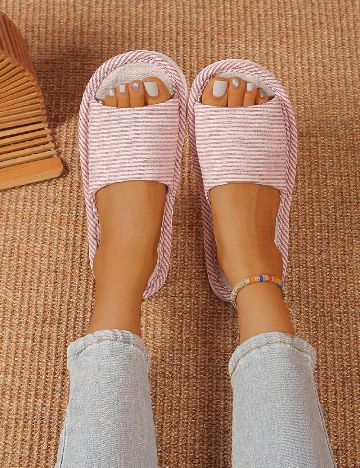 Papuci de Casa SHEIN, roz