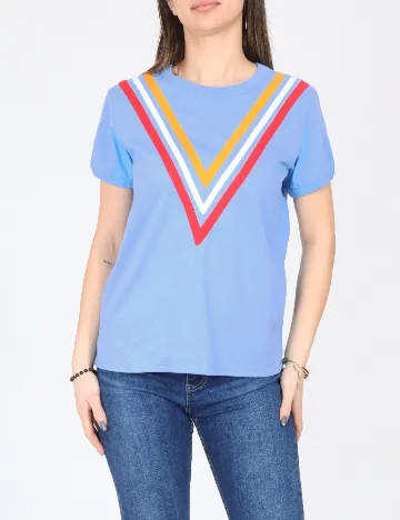 Tricou Bershka, albastru