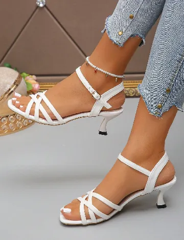Sandale SHEIN, alb