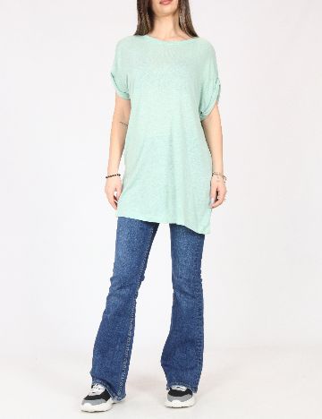 Tricou Oversize Zara, verde