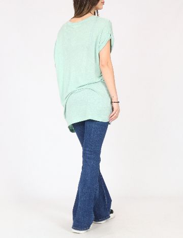 Tricou Oversize Zara, verde