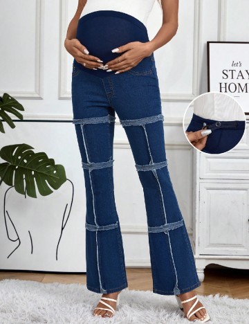 Blugi SHEIN Maternity, bleumarin