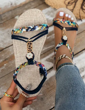 Sandale SHEIN, bleumarin