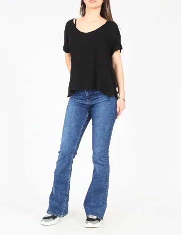 Tricou Pull&Bear, negru