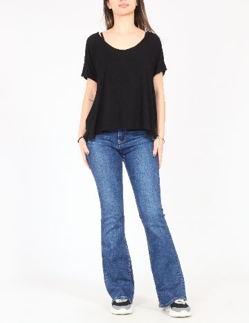 Tricou Pull&Bear, negru