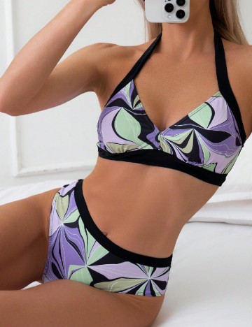 Costum de baie SHEIN, mix culori