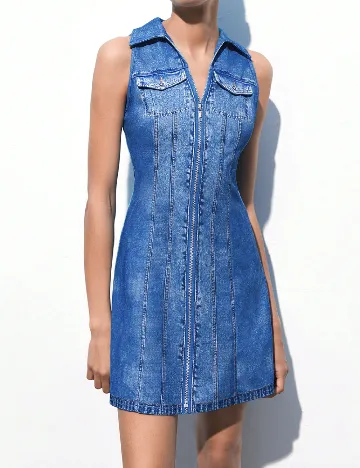 Rochie scurta SHEIN, albastru