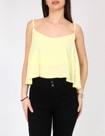 Top Bershka, galben