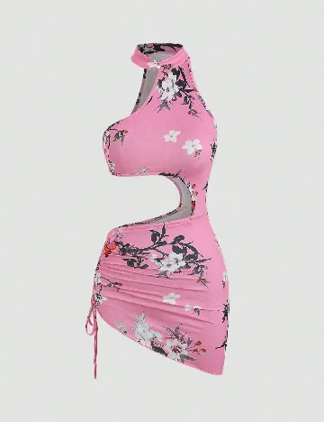 Rochie scurta SHEIN, roz