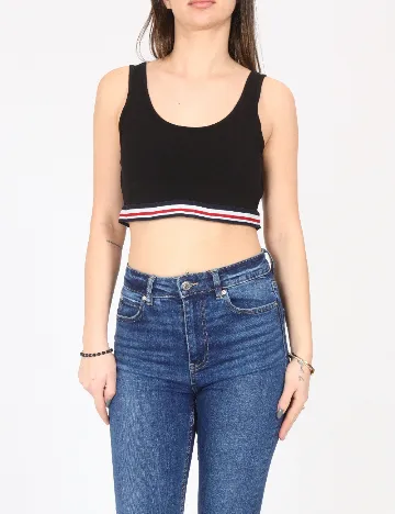 Top Pull&Bear, negru