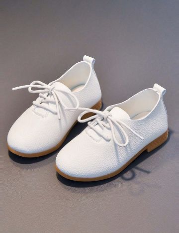 Pantofi Shein Kids, alb