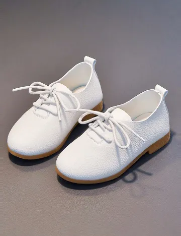 Pantofi Shein Kids, alb