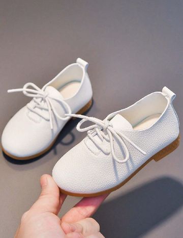 Pantofi Shein Kids, alb