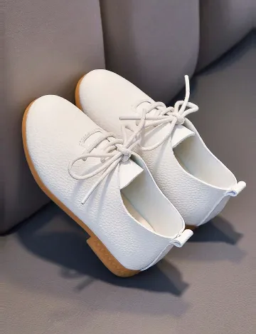 Pantofi Shein Kids, alb