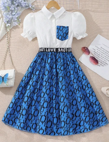 Rochie Shein Kids, albastru