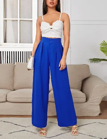 Pantaloni SHEIN, albastru