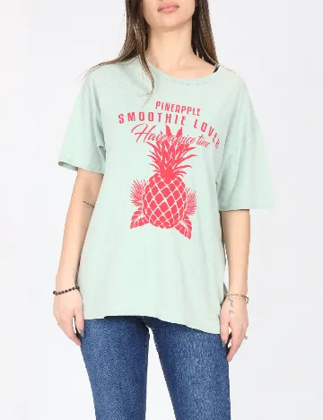 Tricou Pull&Bear, verde