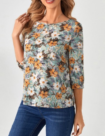 Bluza Emery Rose, floral print