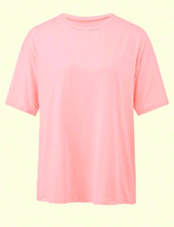 Tricou Oversize SHEIN, roz