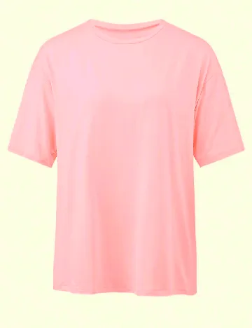 Tricou Oversize SHEIN, roz