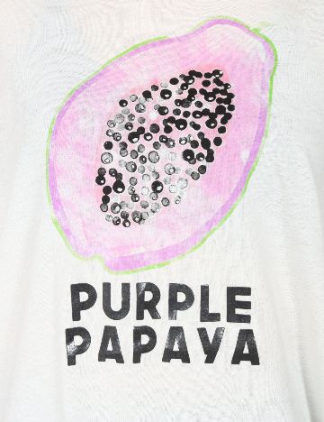 Tricou Oversize Pull&Bear, alb