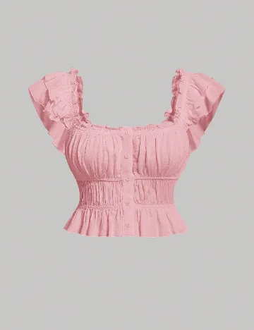 Top SHEIN CURVE, roz