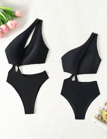 Costum de baie Shein Kids, negru