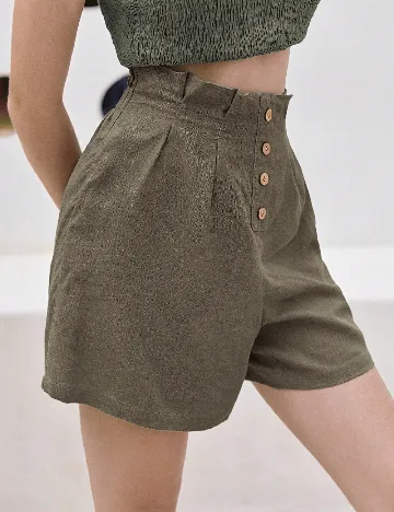 Pantaloni scurti SHEIN, verde