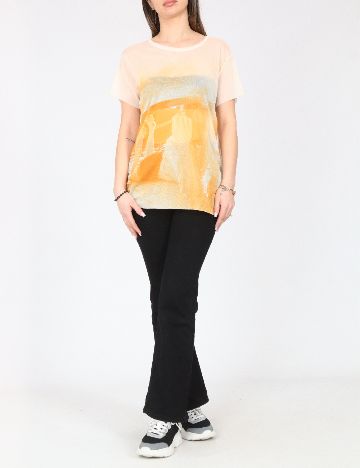 Tricou Zara, piersica