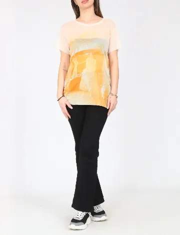 Tricou Zara, piersica