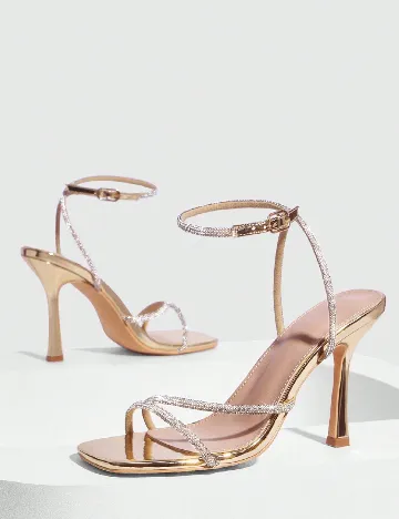 Sandale SHEIN, auriu